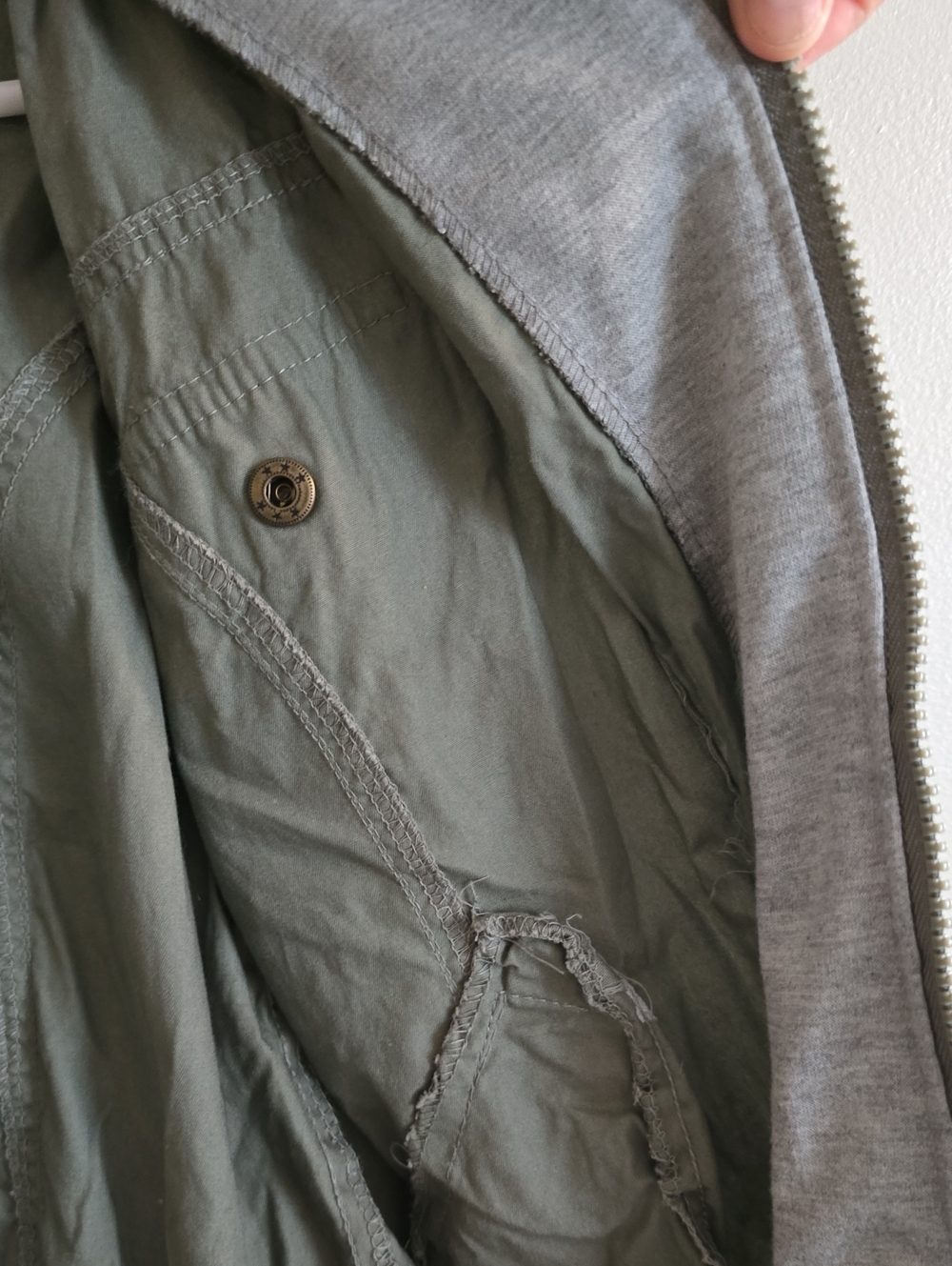 Caslon Olive Hooded Utility Jacket - Picture 6 of 11